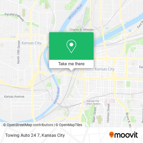 Towing Auto 24 7 map