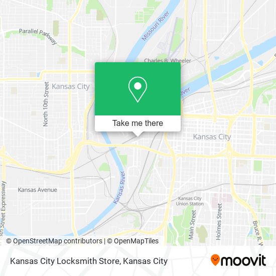 Kansas City Locksmith Store map