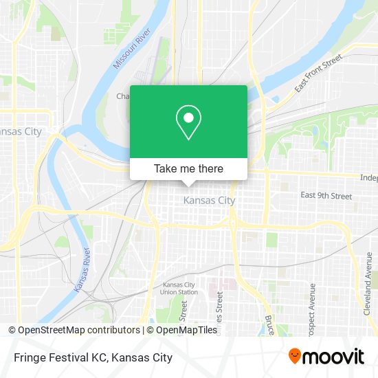 Mapa de Fringe Festival KC