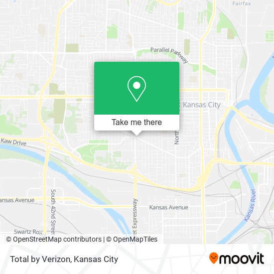 Total by Verizon map