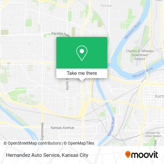 Mapa de Hernandez Auto Service