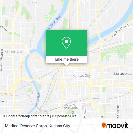 Mapa de Medical Reserve Corps