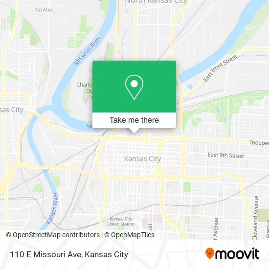 110 E Missouri Ave map