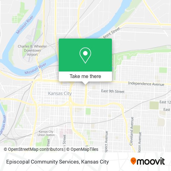 Episcopal Community Services map