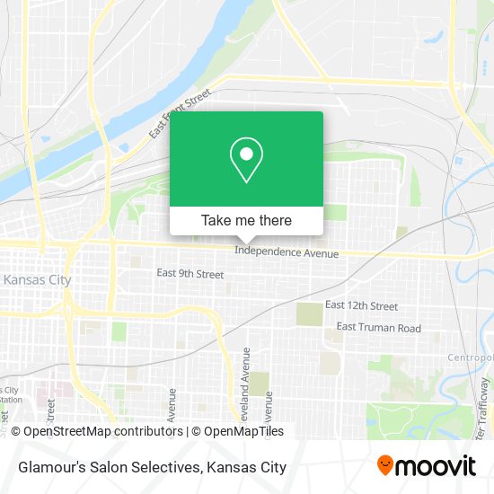 Glamour's Salon Selectives map