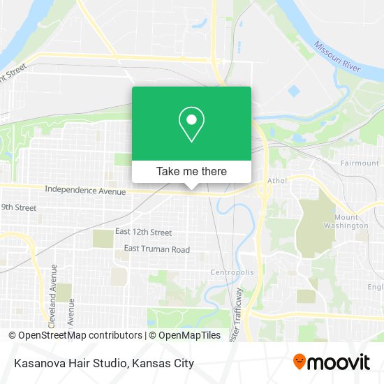 Kasanova Hair Studio map