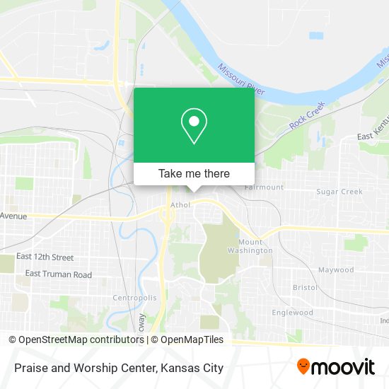 Praise and Worship Center map