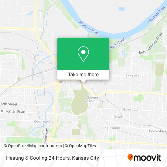 Heating & Cooling 24 Hours map