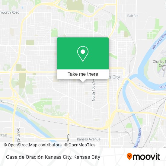 Mapa de Casa de Oración Kansas City