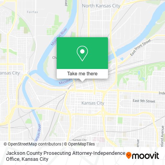 Mapa de Jackson County Prosecuting Attorney-Independence Office