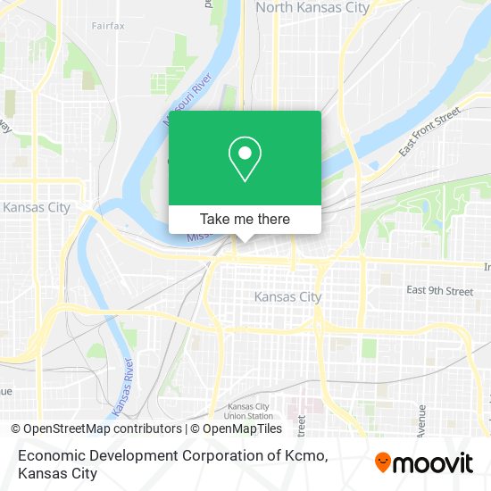 Economic Development Corporation of Kcmo map