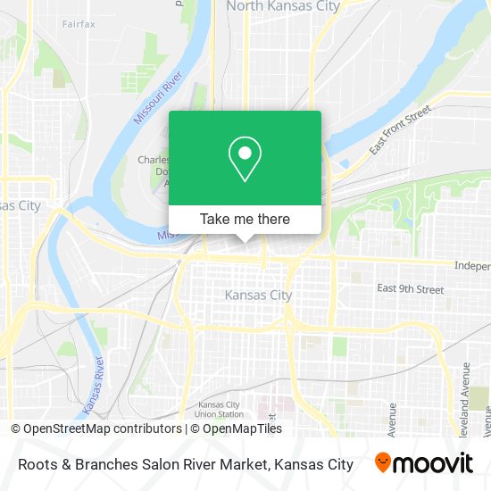 Mapa de Roots & Branches Salon River Market