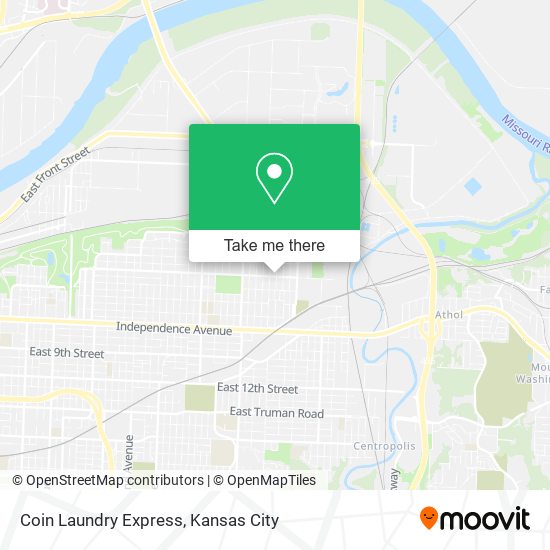 Coin Laundry Express map