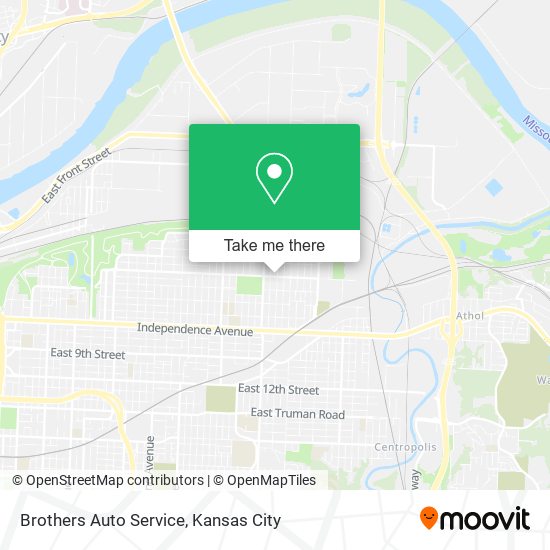 Brothers Auto Service map