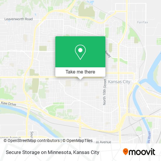 Mapa de Secure Storage on Minnesota