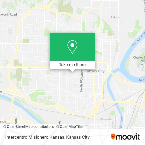 Mapa de Intercentro Misionero Kansas