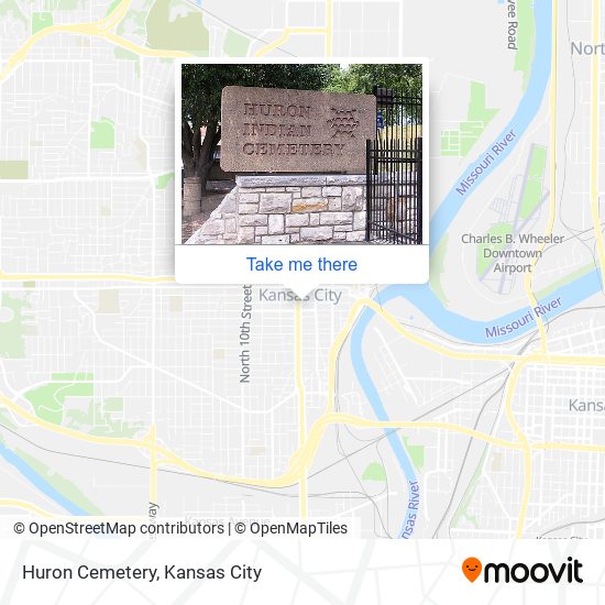 Huron Cemetery map