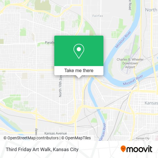 Third Friday Art Walk map