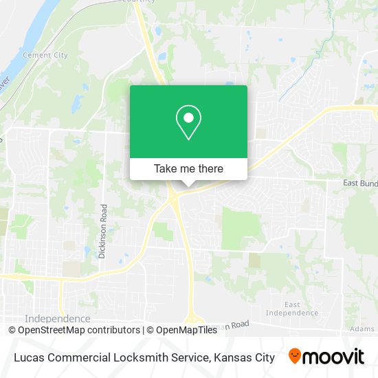 Mapa de Lucas Commercial Locksmith Service