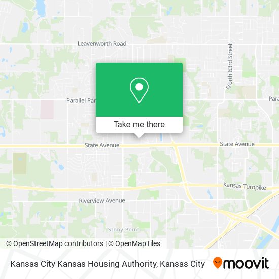 Mapa de Kansas City Kansas Housing Authority