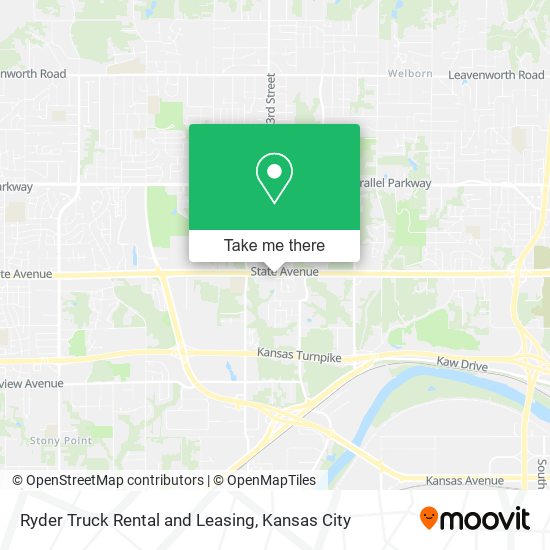 Mapa de Ryder Truck Rental and Leasing