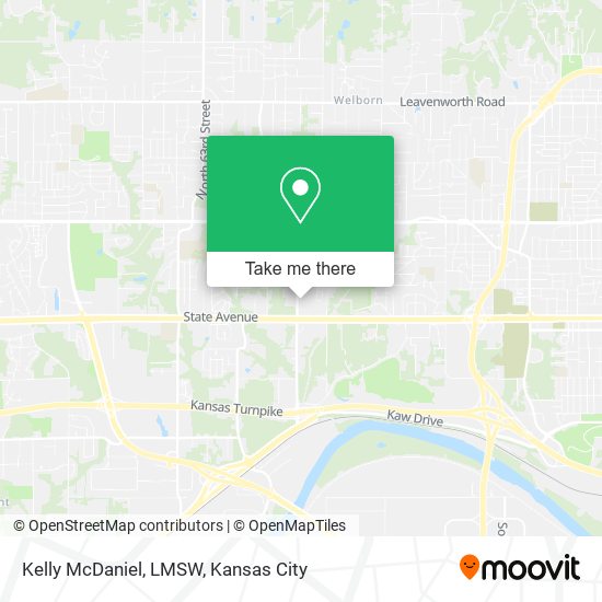 Kelly McDaniel, LMSW map