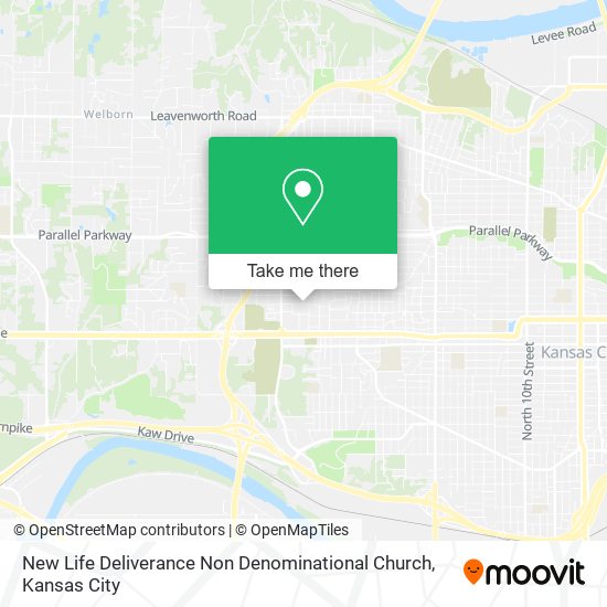 Mapa de New Life Deliverance Non Denominational Church