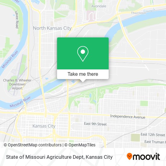 Mapa de State of Missouri Agriculture Dept