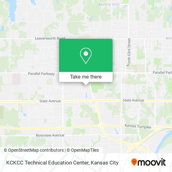 KCKCC Technical Education Center map