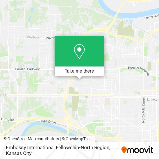 Mapa de Embassy International Fellowship-North Region