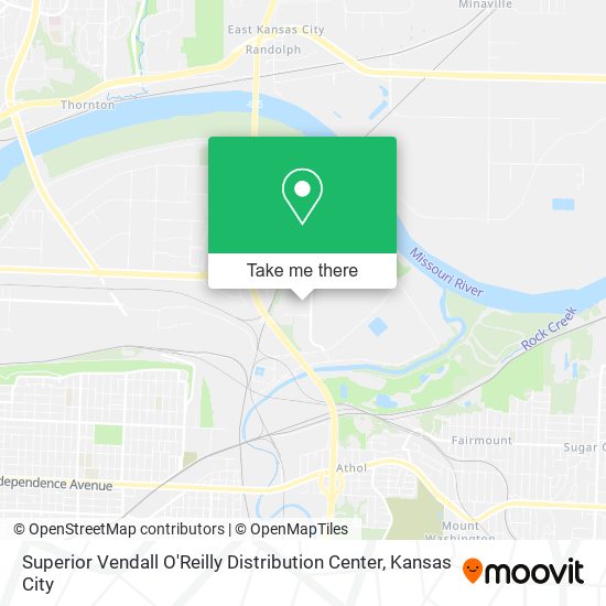 Superior Vendall O'Reilly Distribution Center map
