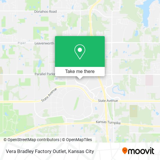 Mapa de Vera Bradley Factory Outlet