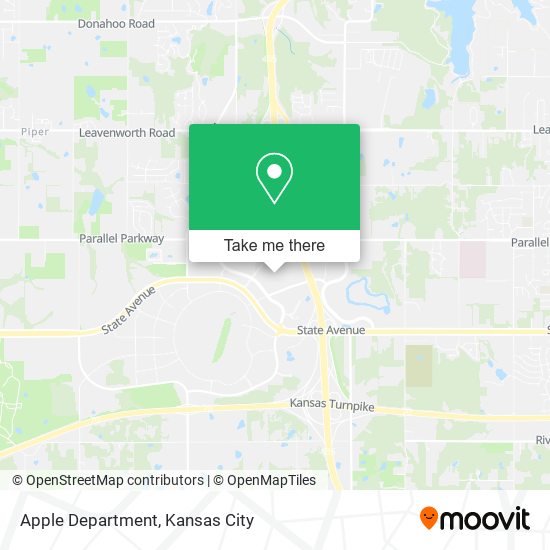 Apple Department map