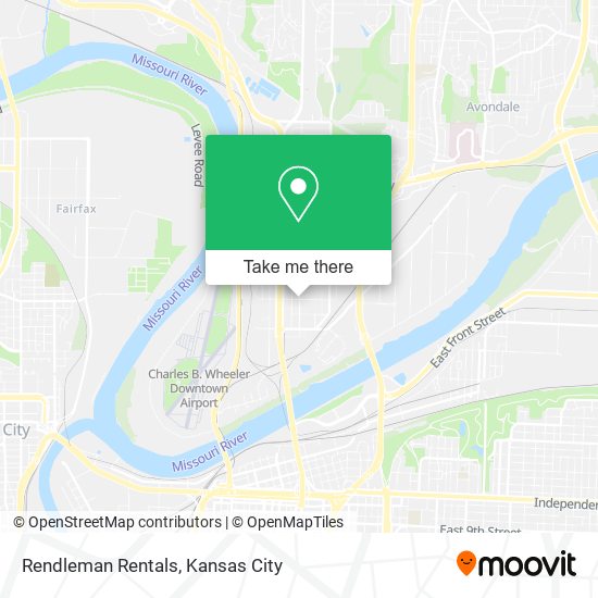 Rendleman Rentals map