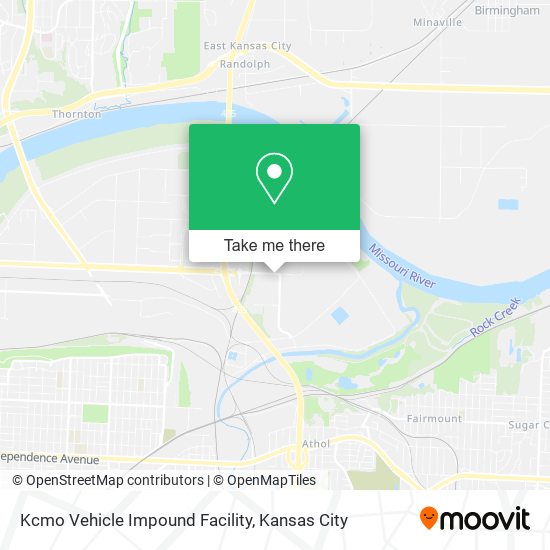 Kcmo Vehicle Impound Facility map