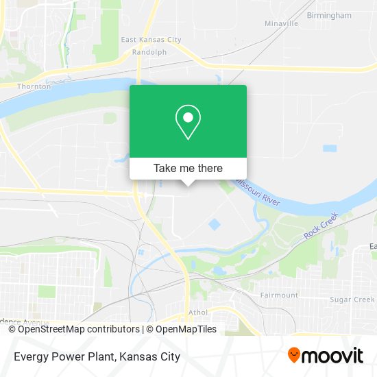 Evergy Power Plant map