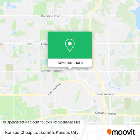 Mapa de Kansas Cheap Locksmith