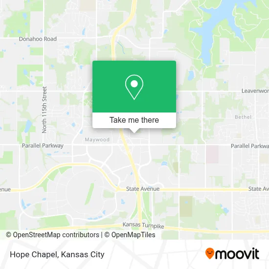 Hope Chapel map