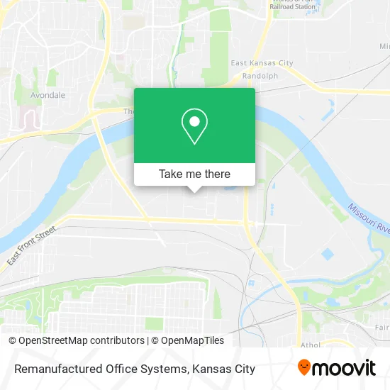 Remanufactured Office Systems map