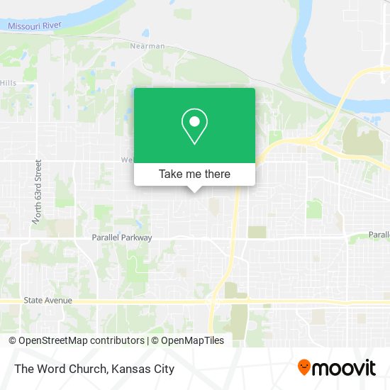 The Word Church map