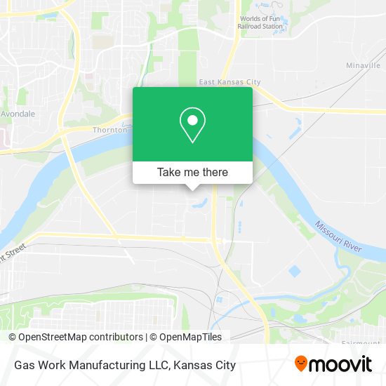 Gas Work Manufacturing LLC map