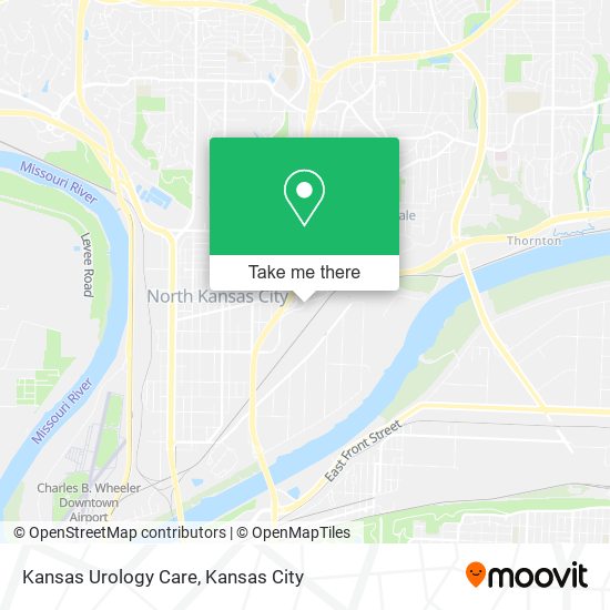 Kansas Urology Care map