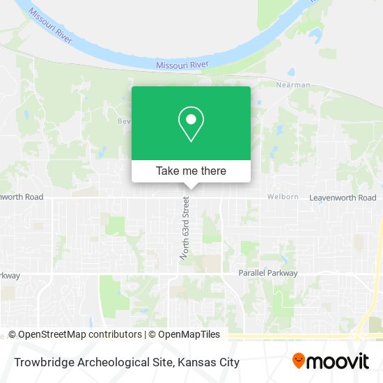 Trowbridge Archeological Site map