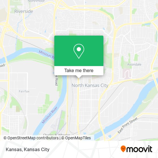 Mapa de Kansas