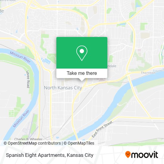 Spanish Eight Apartments map