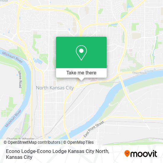 Econo Lodge-Econo Lodge Kansas City North map