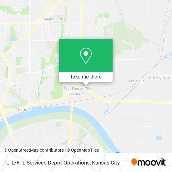 LTL / FTL Services Depot Operations map
