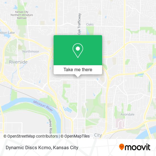 Mapa de Dynamic Discs Kcmo