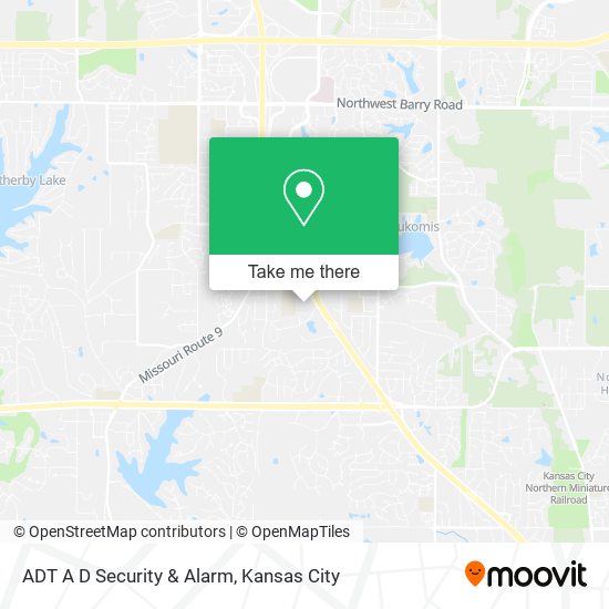 ADT A D Security & Alarm map