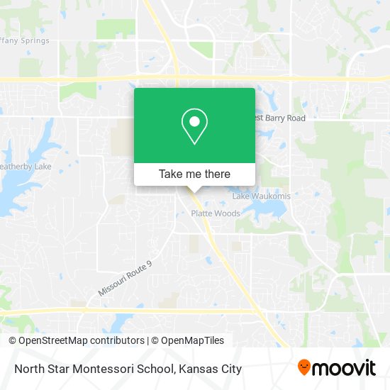 North Star Montessori School map